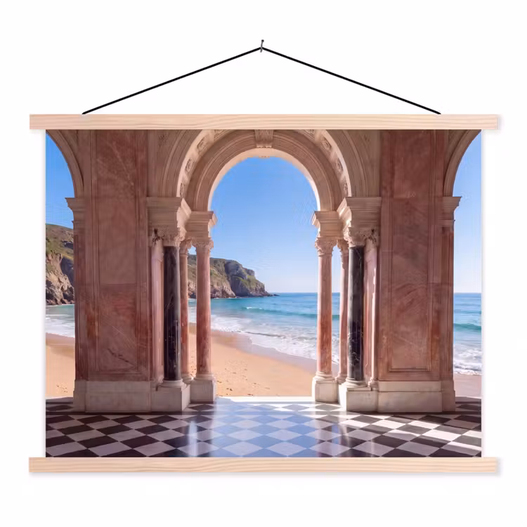 Schoolplaat - Boog - Strand - Zee — 1