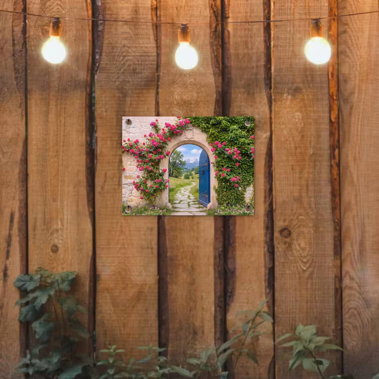 Tuinposter - Boog - Landschap - Natuur — 2
