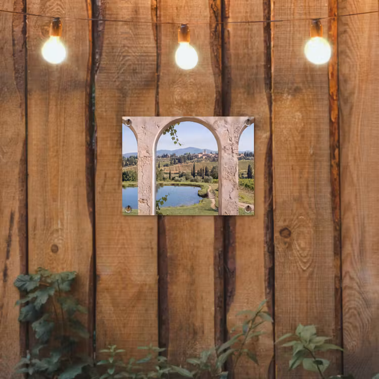 Tuinposter - Dorp - Landschap - Natuur — 2