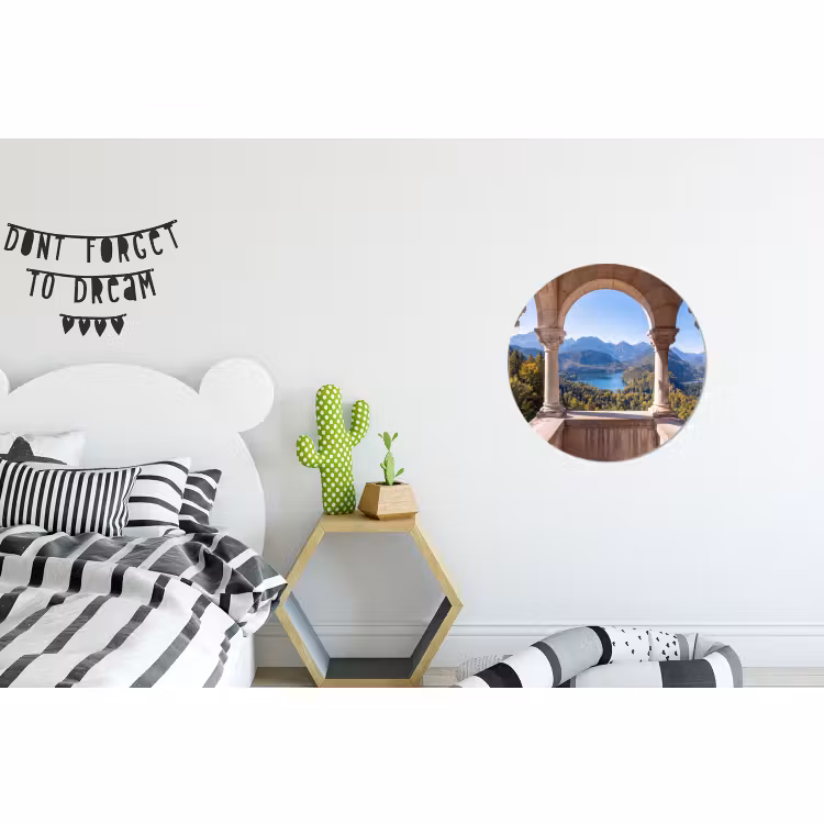 Wandcirkel - Aluminium - Boog - Uitzicht - Landschap — 5