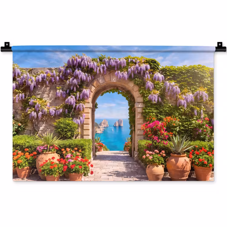Wandkleed - Bloemen - Tuin - Landschap — 1
