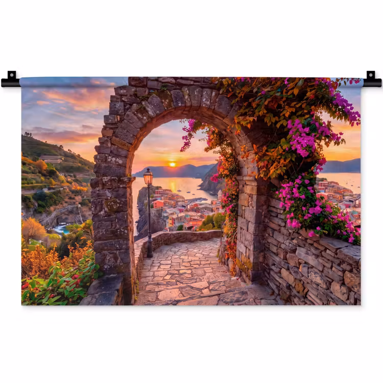 Wandkleed - Boog - Kust - Zonsondergang — 1