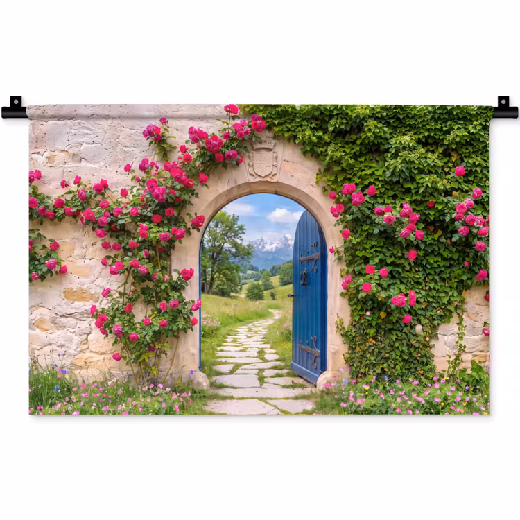 Wandkleed - Boog - Landschap - Natuur — 1