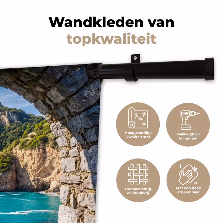 Wandkleed - Boog - Zee - Natuur — 3