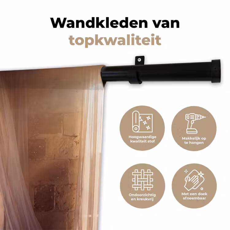 Wandkleed - Raam - Stad - Zee — 3