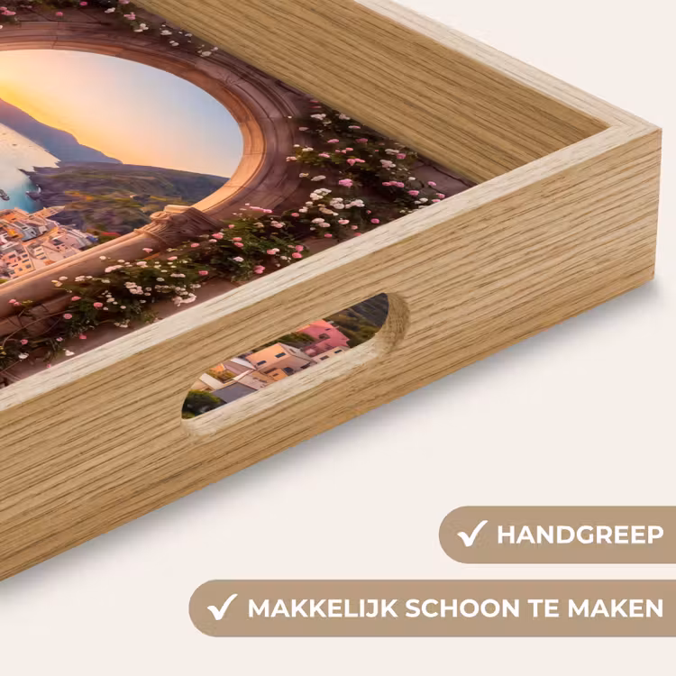 Dienblad - Dorp - Zee - Zonsondergang — 5