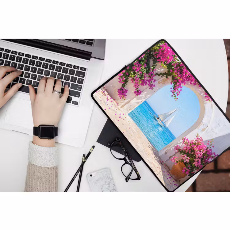 Laptophoes - Bloemen - Zee - Zomer — 3