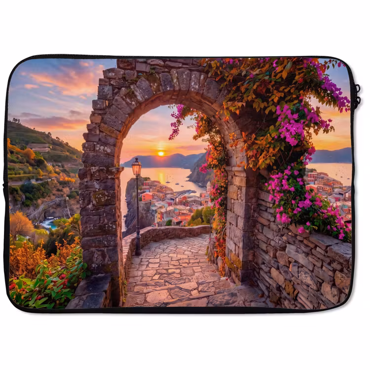 Laptophoes - Boog - Kust - Zonsondergang — 1