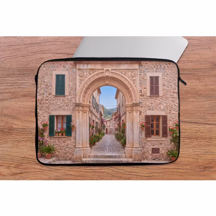 Laptophoes - Boog - Straat - Dorp — 2