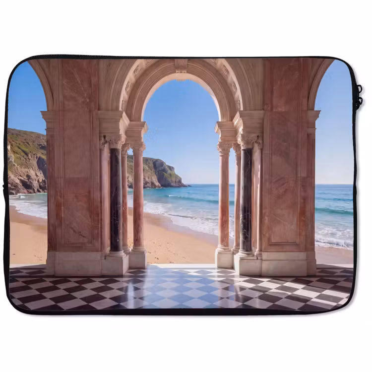 Laptophoes - Boog - Strand - Zee — 1