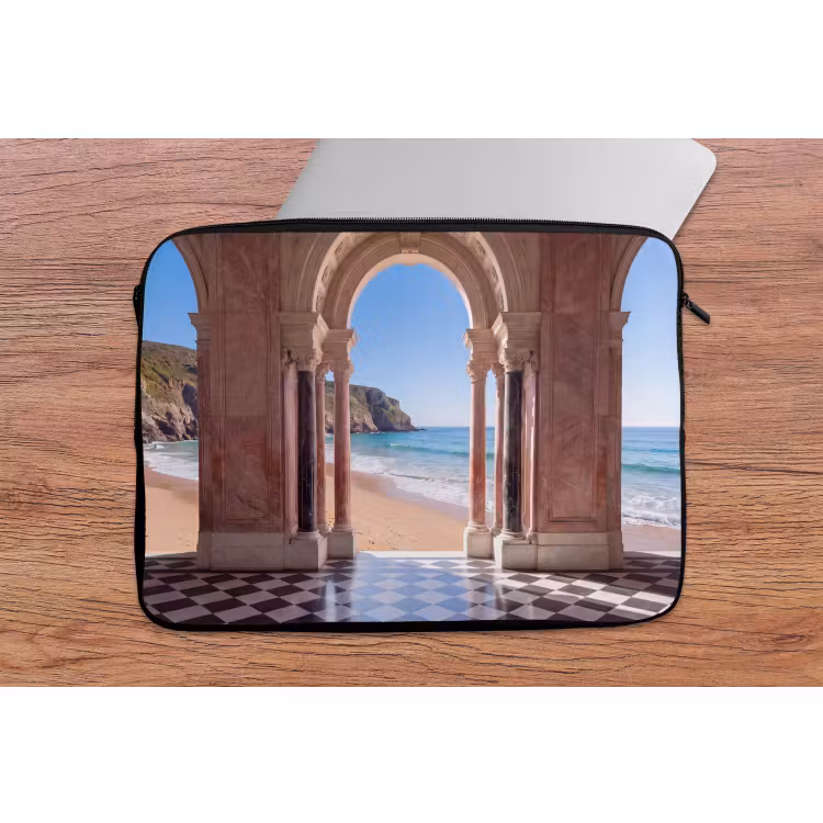 Laptophoes - Boog - Strand - Zee — 2