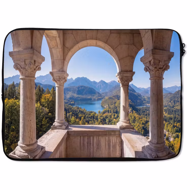 Laptophoes - Boog - Uitzicht - Landschap — 1