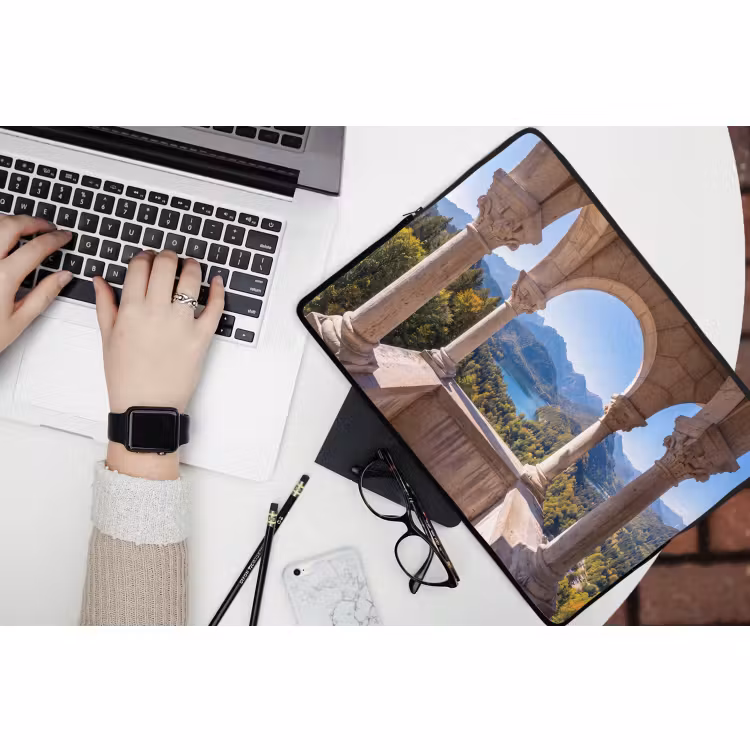 Laptophoes - Boog - Uitzicht - Landschap — 3