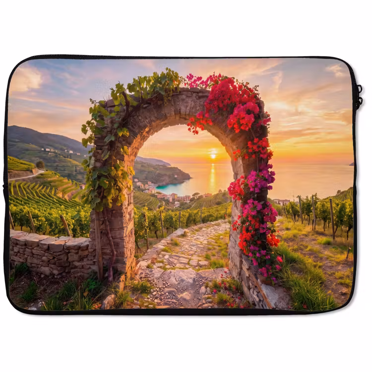 Laptophoes - Boog - Zonsondergang - Kust — 1