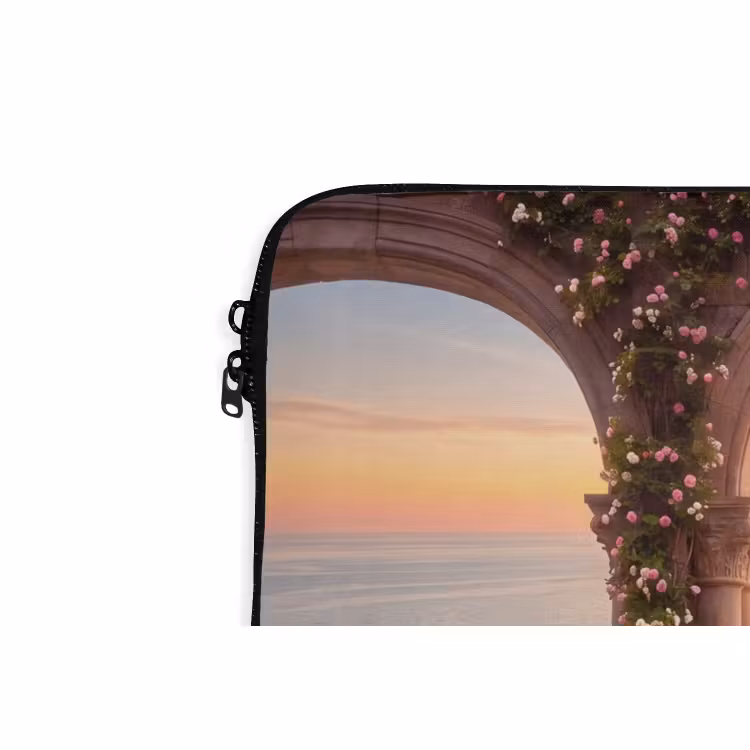Laptophoes - Dorp - Zee - Zonsondergang — 5