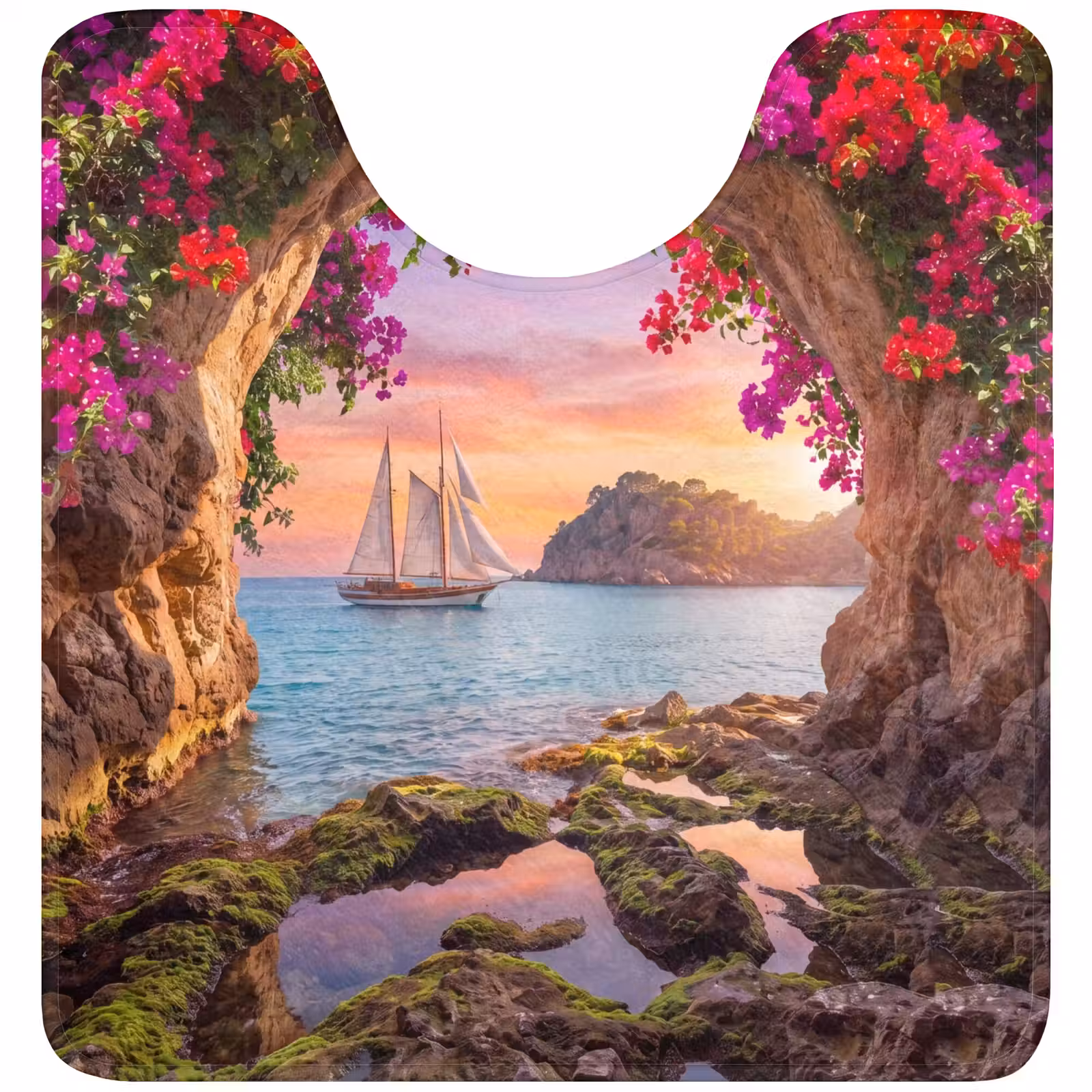 Wc Mat - Zeilboot - Kust - Natuur — 1