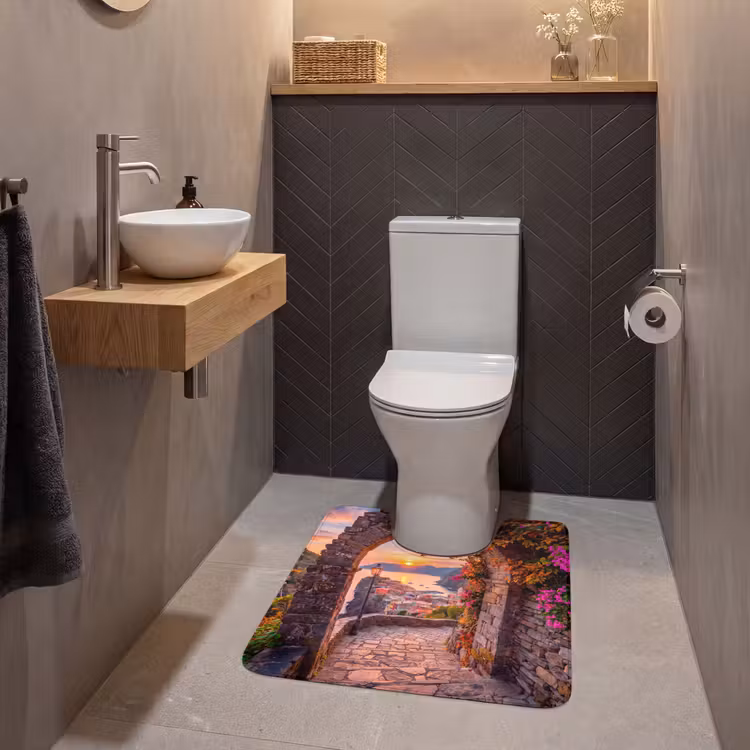 Wc Mat - Boog - Kust - Zonsondergang — 2