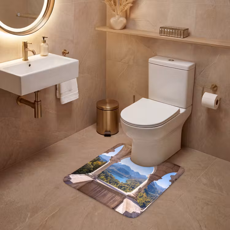 Wc Mat - Boog - Uitzicht - Landschap — 3