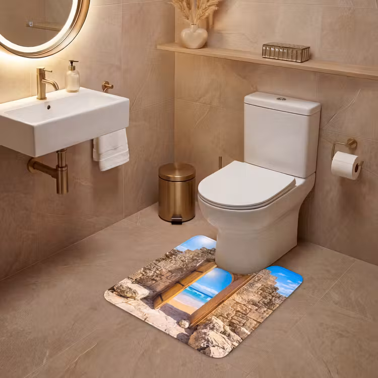Wc Mat - Deur - Strand - Zee — 3