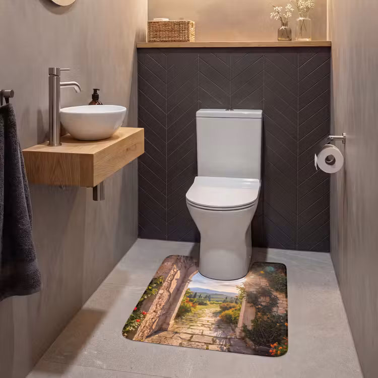 Wc Mat - Pad - Tuin - Zonnig — 2