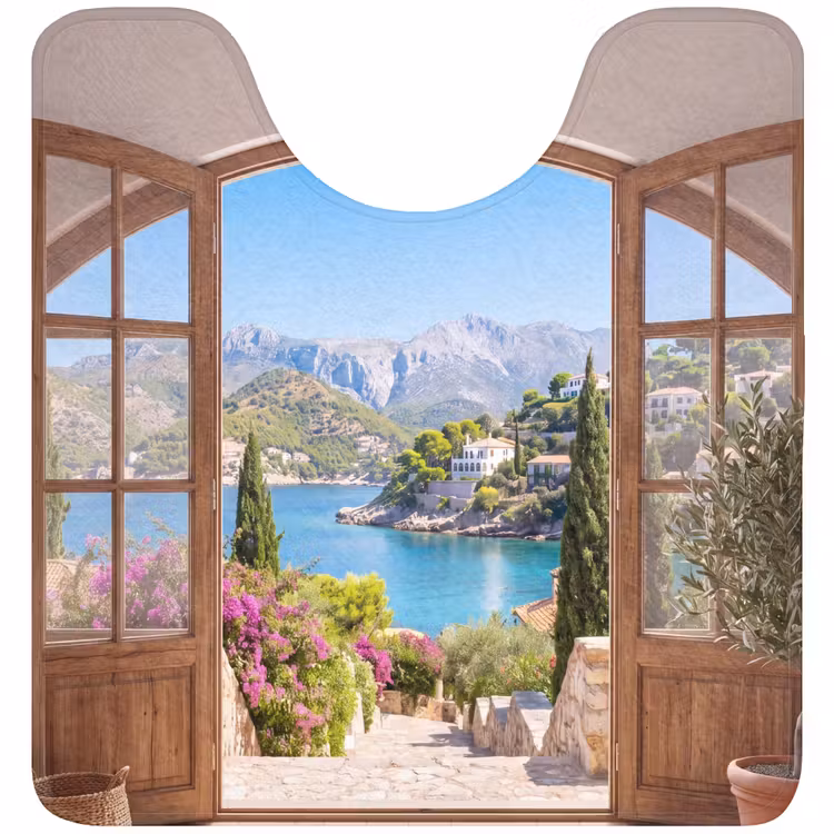 Wc Mat - Uitzicht - Baai - Natuur — 1