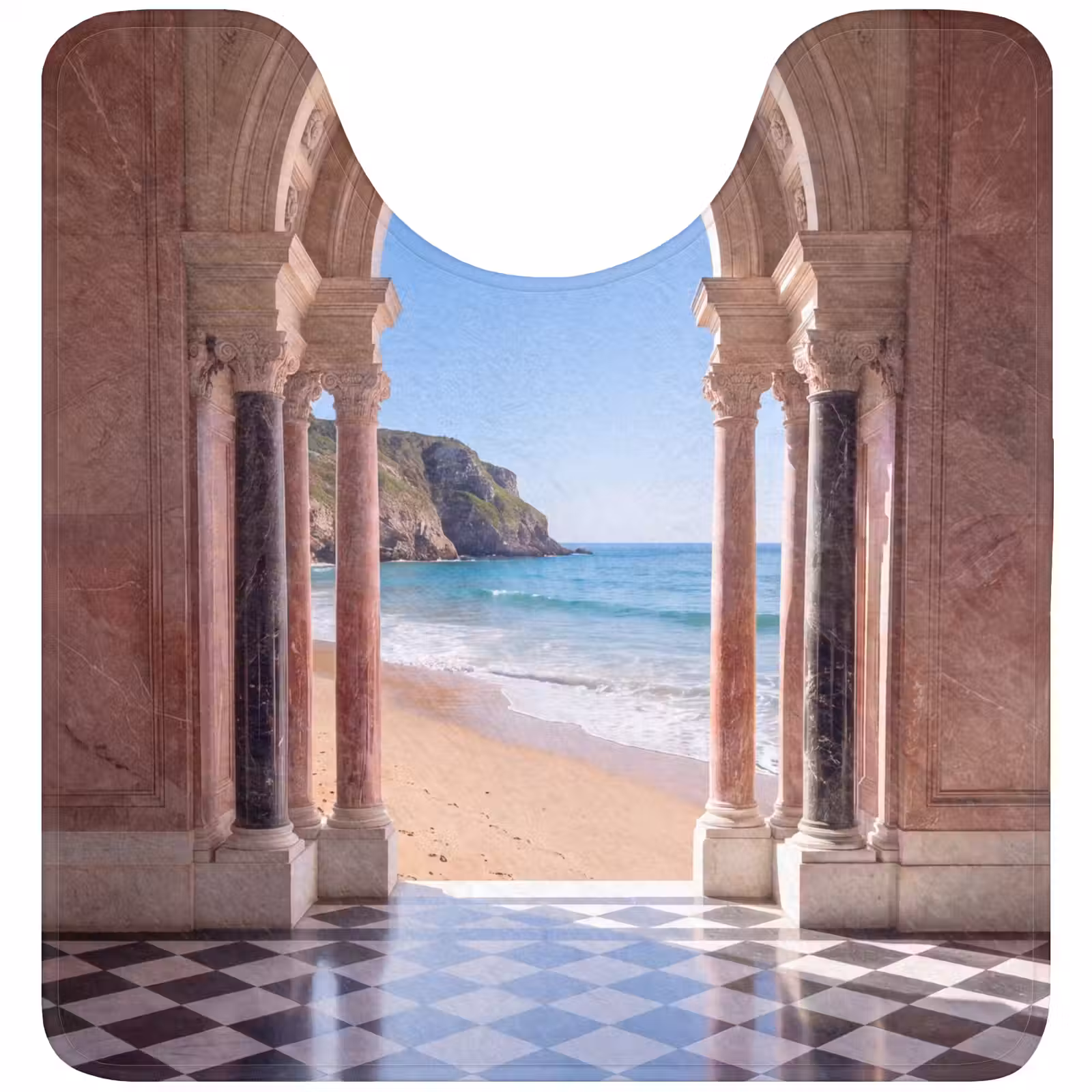Wc Mat - Boog - Strand - Zee — 1