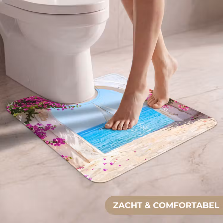 Wc Mat - Bloemen - Zee - Zomer — 5