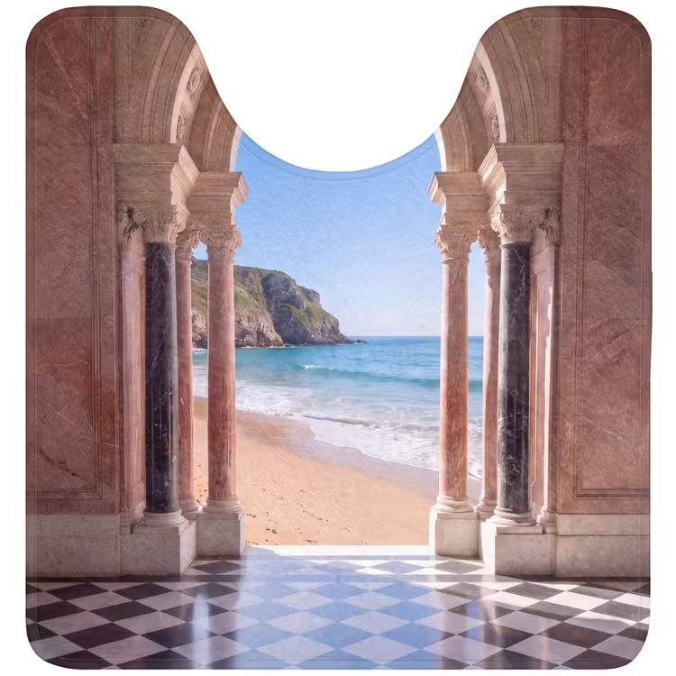 Wc Mat - Boog - Strand - Zee — 1