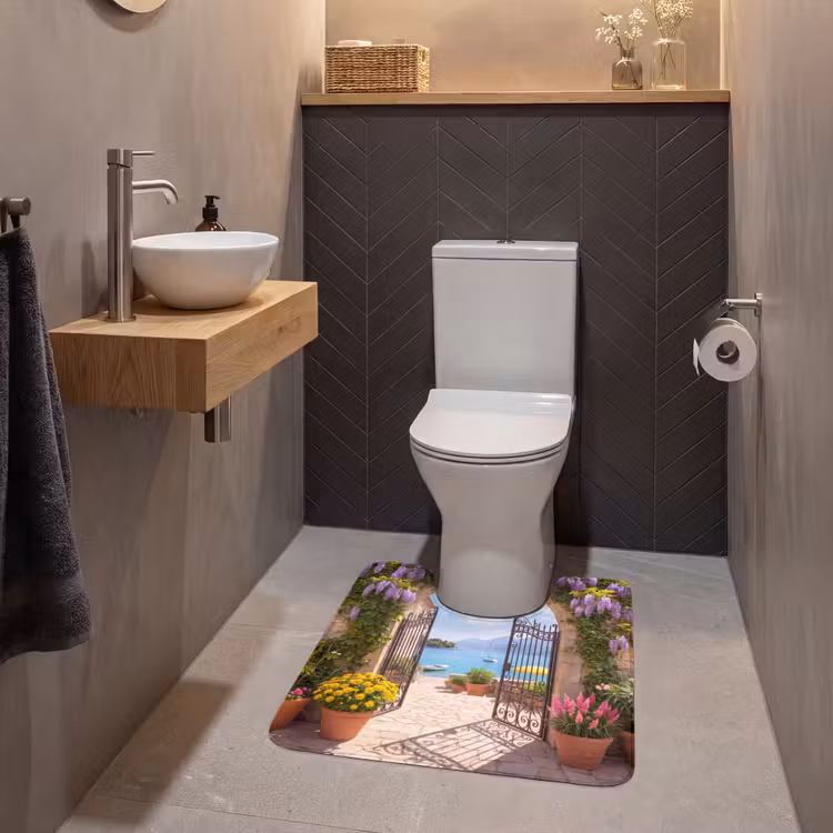 Wc Mat - Poort - Zee - Uitzicht — 2