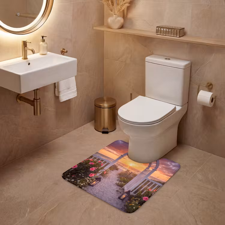 Wc Mat - Zee - Pad - Bloemen — 3
