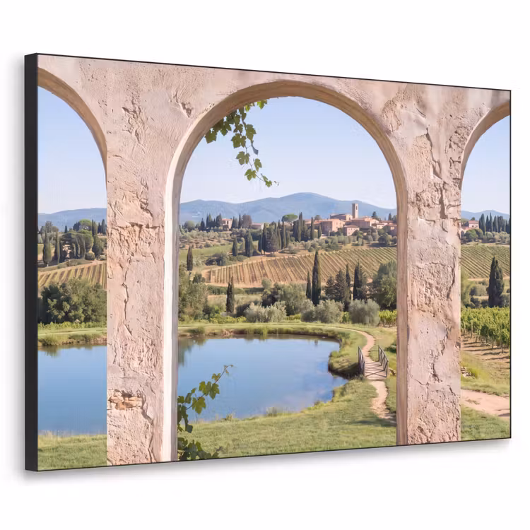 Art Frame - Dorp - Landschap - Natuur — 1