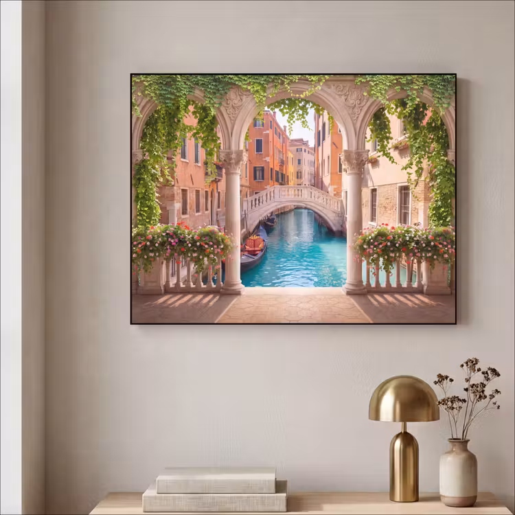 Art Frame - Gracht - Stad - Architectuur — 5