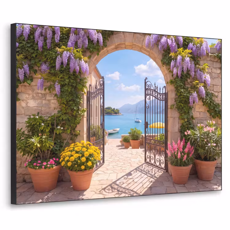 Art Frame - Poort - Zee - Uitzicht — 1