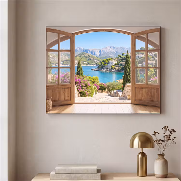 Art Frame - Uitzicht - Baai - Natuur — 5