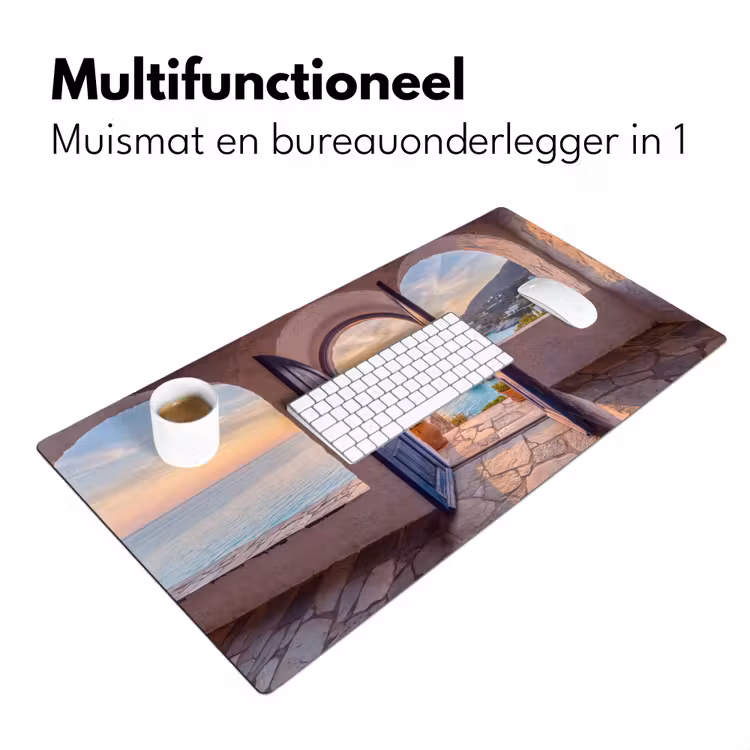 Bureau onderlegger - Open deur - Zee — 7