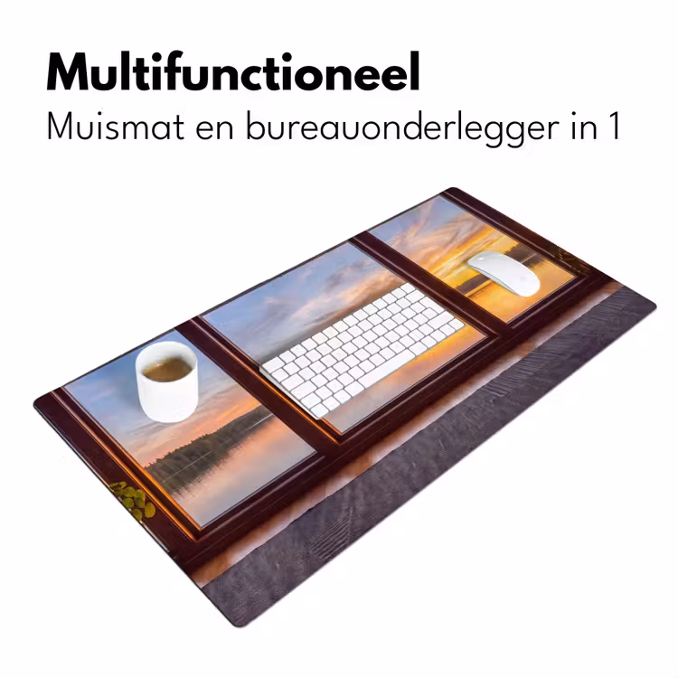 Bureau onderlegger - Raam - Meer - Natuur — 7