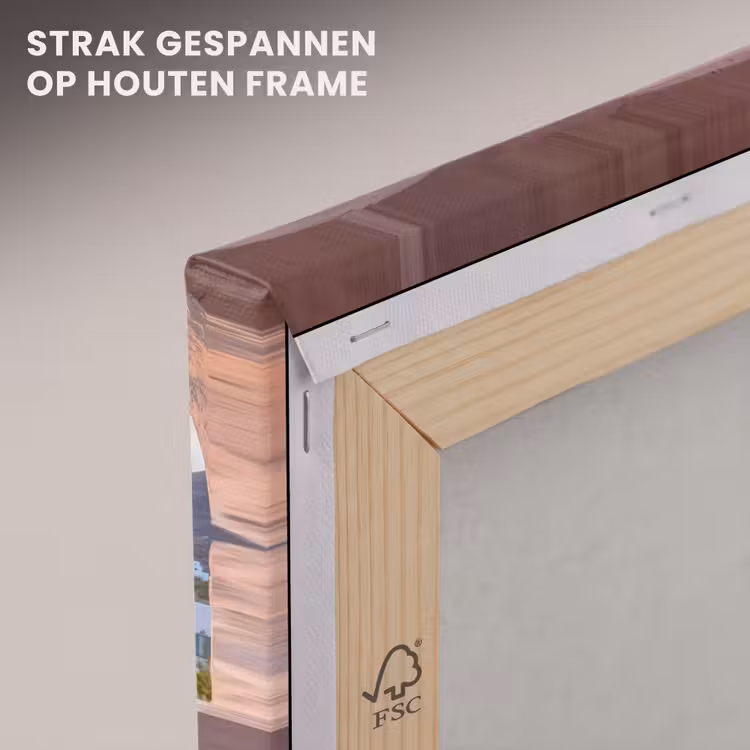Canvas schilderij - Open deur - Zee — 7