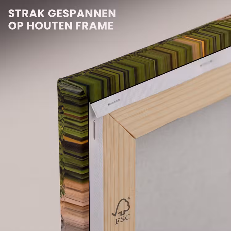 Canvas schilderij - Architectuur - Landschap - Zonlicht — 7