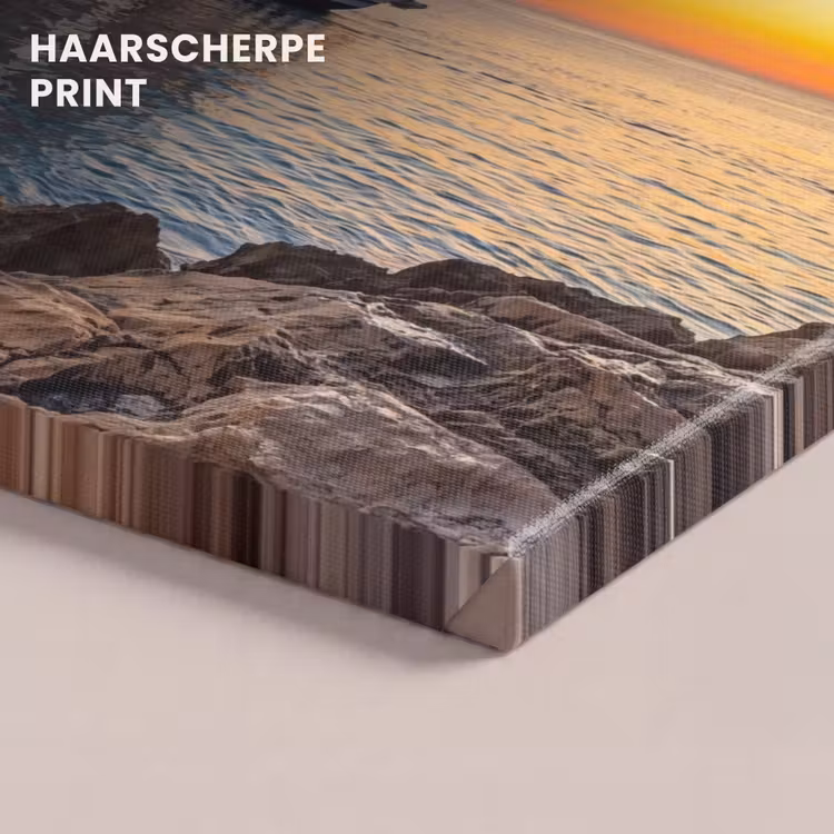Canvas schilderij - Zeilboot - Zonsondergang - Zee — 5