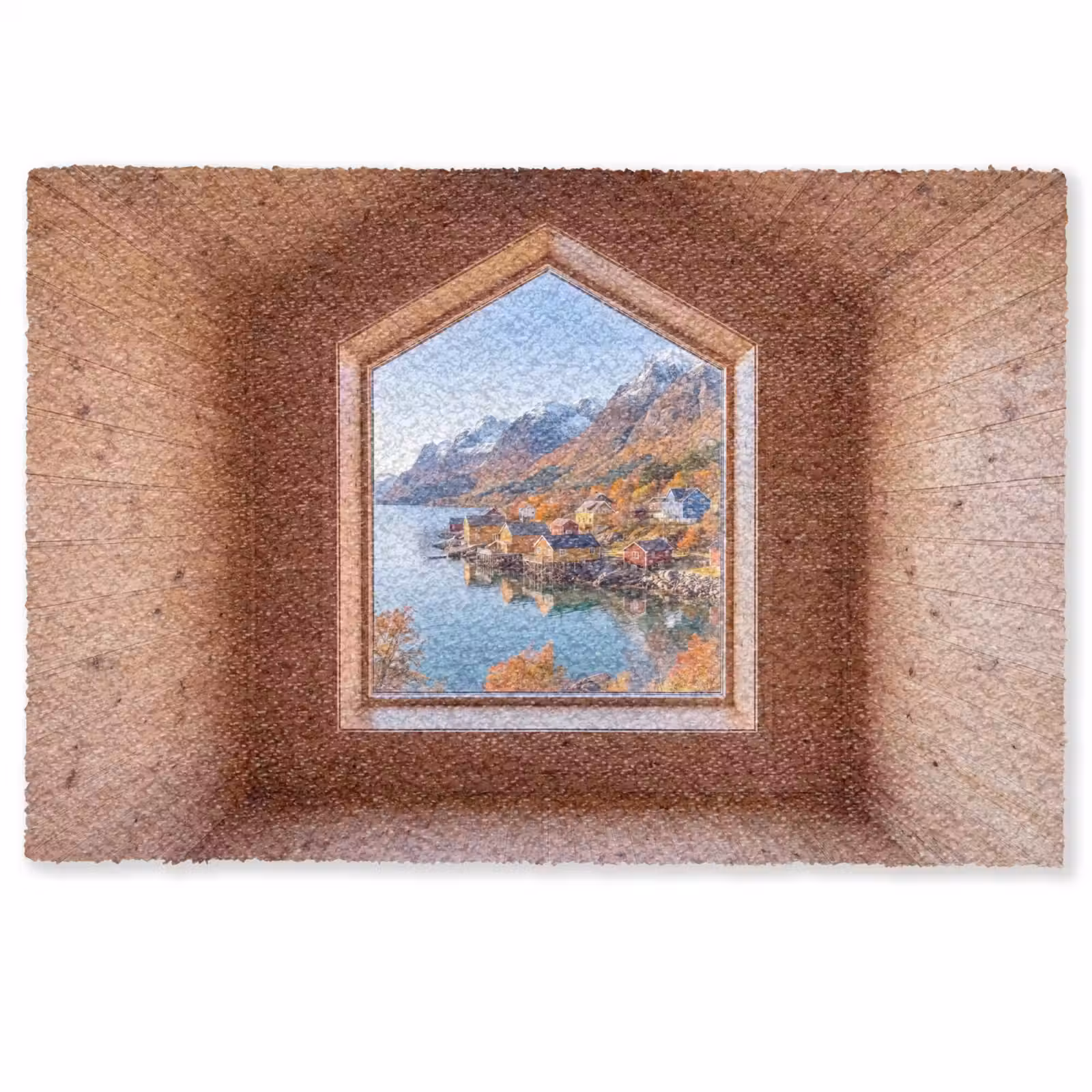Deurmat - Uitzicht - Fjord - Herfst — 1