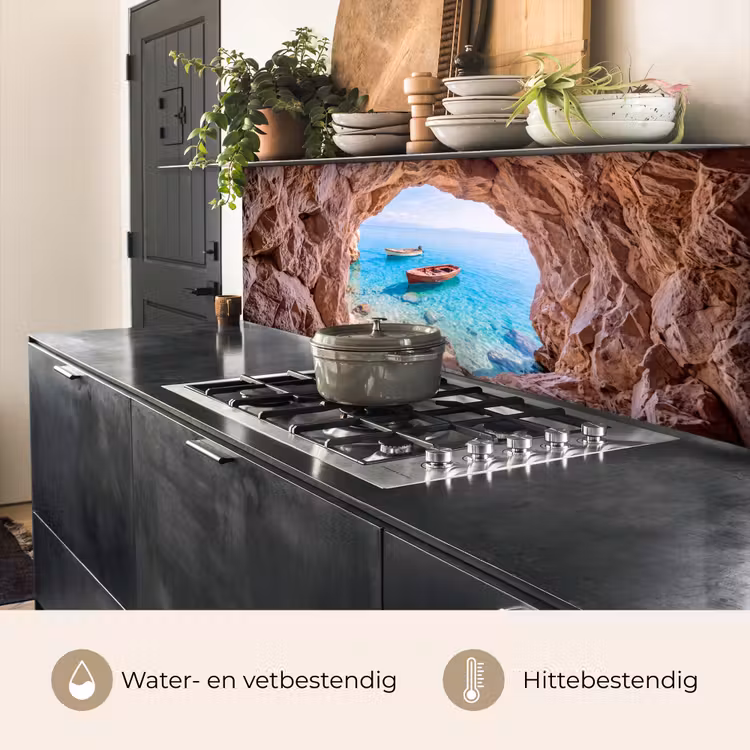 Keuken achterwand - Grot - Zee - Boten — 3