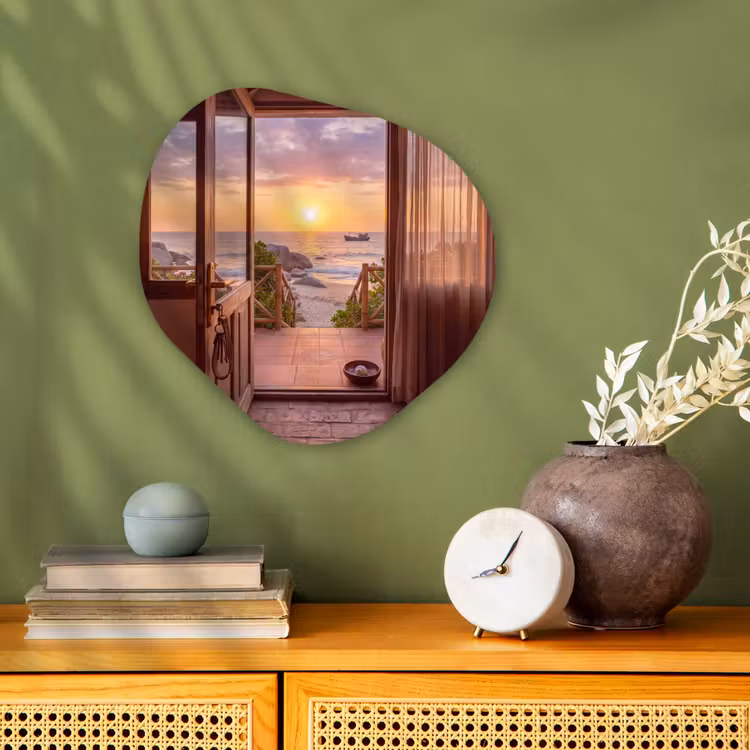 Organisch schilderij - Forex - Strand - Zonsondergang - Natuur — 2