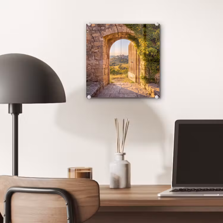 Glas schilderij - Architectuur - Landschap - Zonlicht — 7