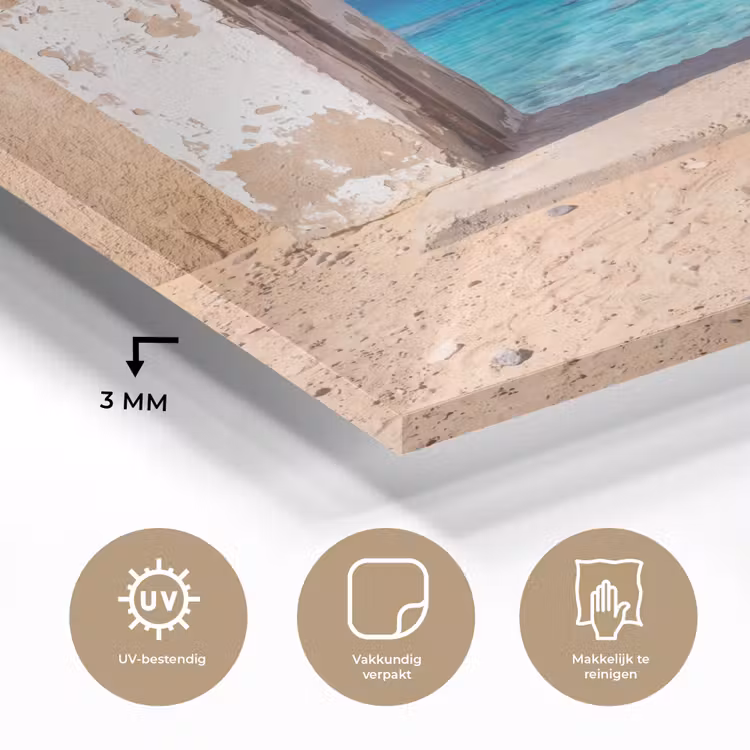 Glas schilderij - Poort - Zee - Natuur — 3