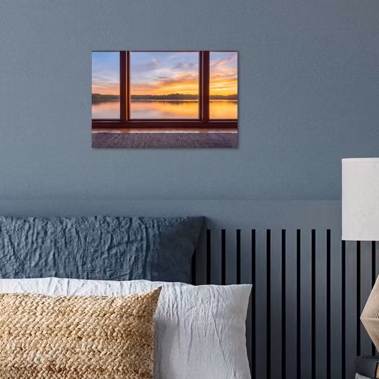 Poster - Raam - Meer - Natuur — 3