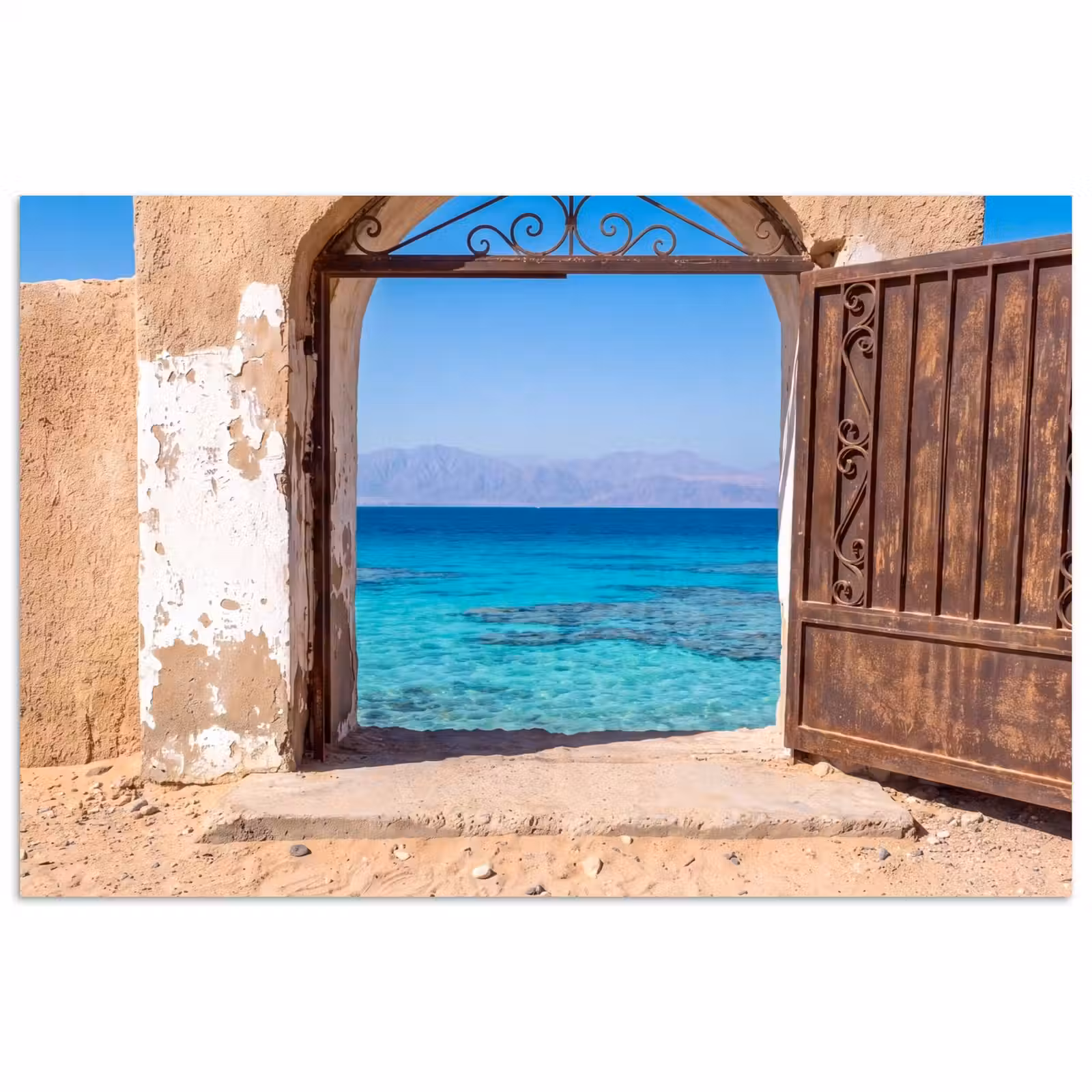 Poster - Poort - Zee - Natuur — 1