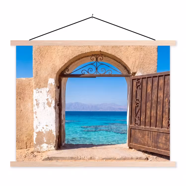 Schoolplaat - Poort - Zee - Natuur — 1