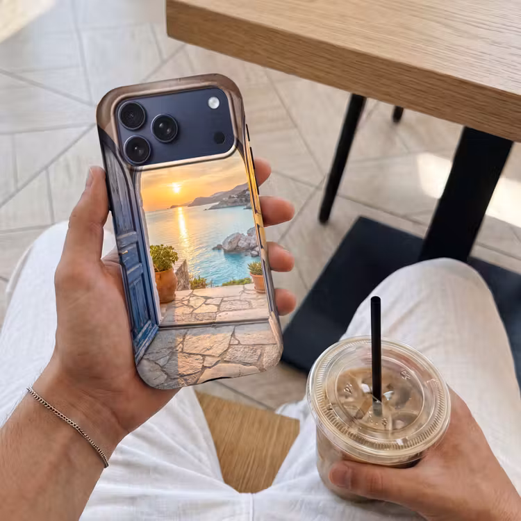 Telefoonhoesje Toughcase - Open deur - Zee — 4