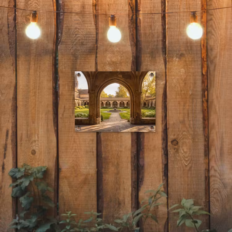 Tuinposter - Architectuur - Tuin - Fontein — 2