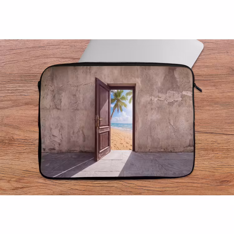 Laptophoes - Deur - Zee - Zomer — 2